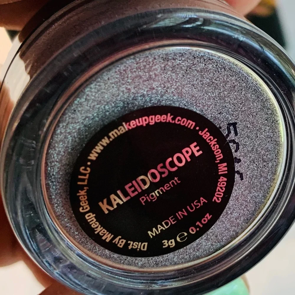 New NIB Makeup Geek 2 piece Kaleidoscope duo chrome pigment & lip glaze …